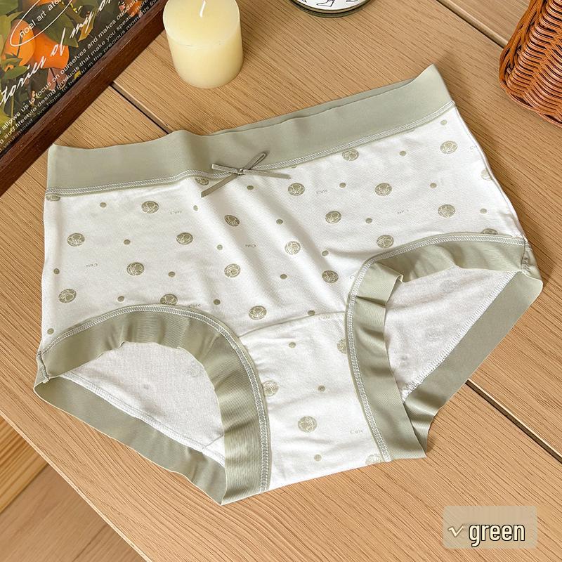 7A Seamless Antibacterial Mid-Waist Panties for Girls - Soft, Breathable, Skin-Friendly Briefs