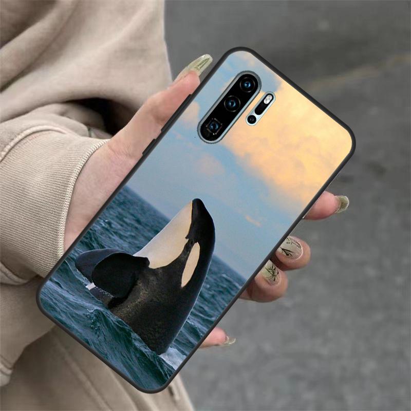 Killer Whale Orca Case For Huawei Nova 9 SE 10 5T 11i 8i 7i 3i Y61 Y91 Y60 Y70 Y90 P20 P40 Lite P30 Pro Cover