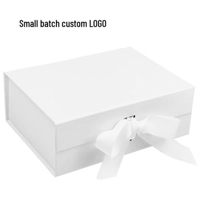 Extra Large Flip-Top White Cosmetic Gift Box
