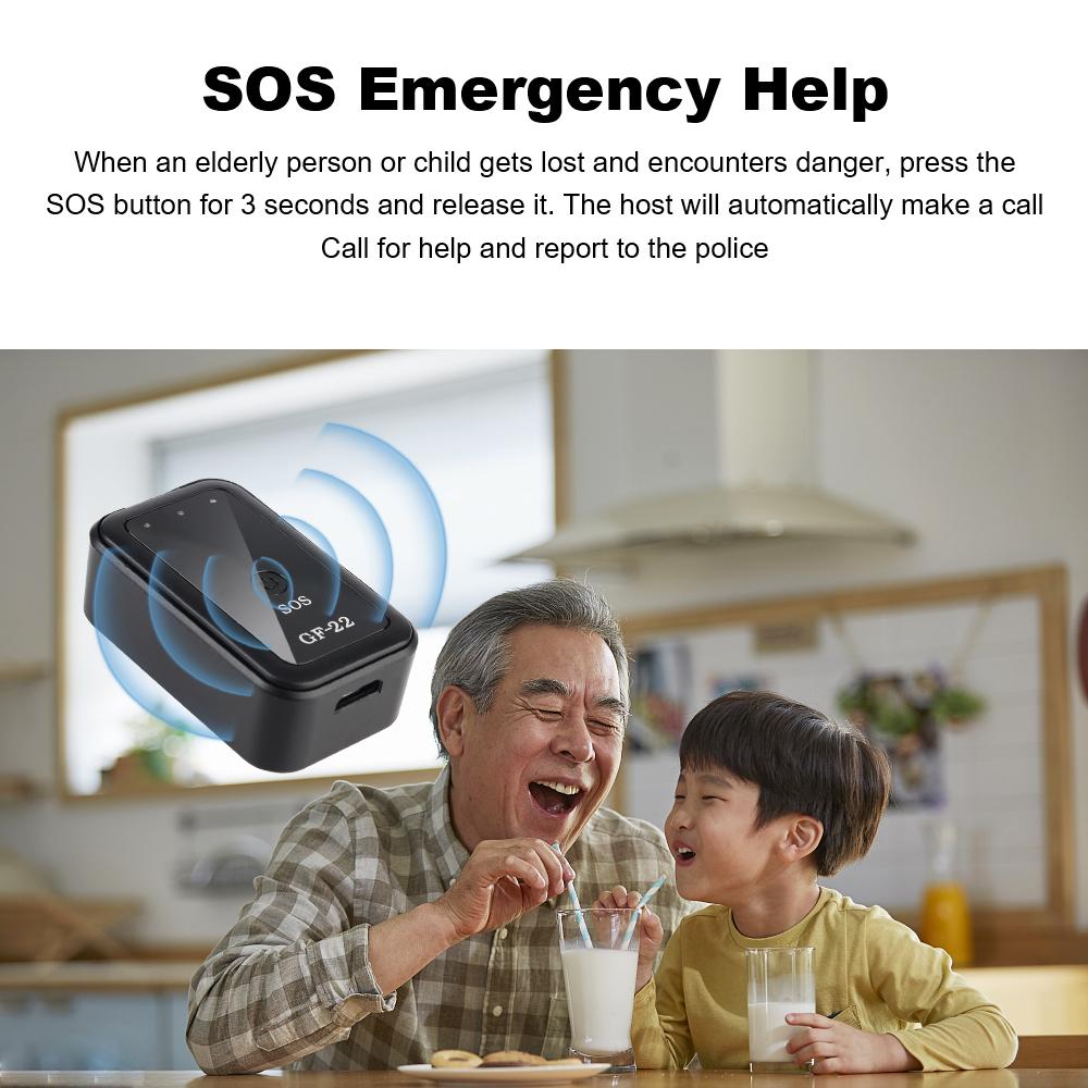 SOS emergency help Mini Car Tracker GPS Real Time Tracking Locator Device Real-time Vehicle Locator Anti-theft GPS Tracker Auto Accessories