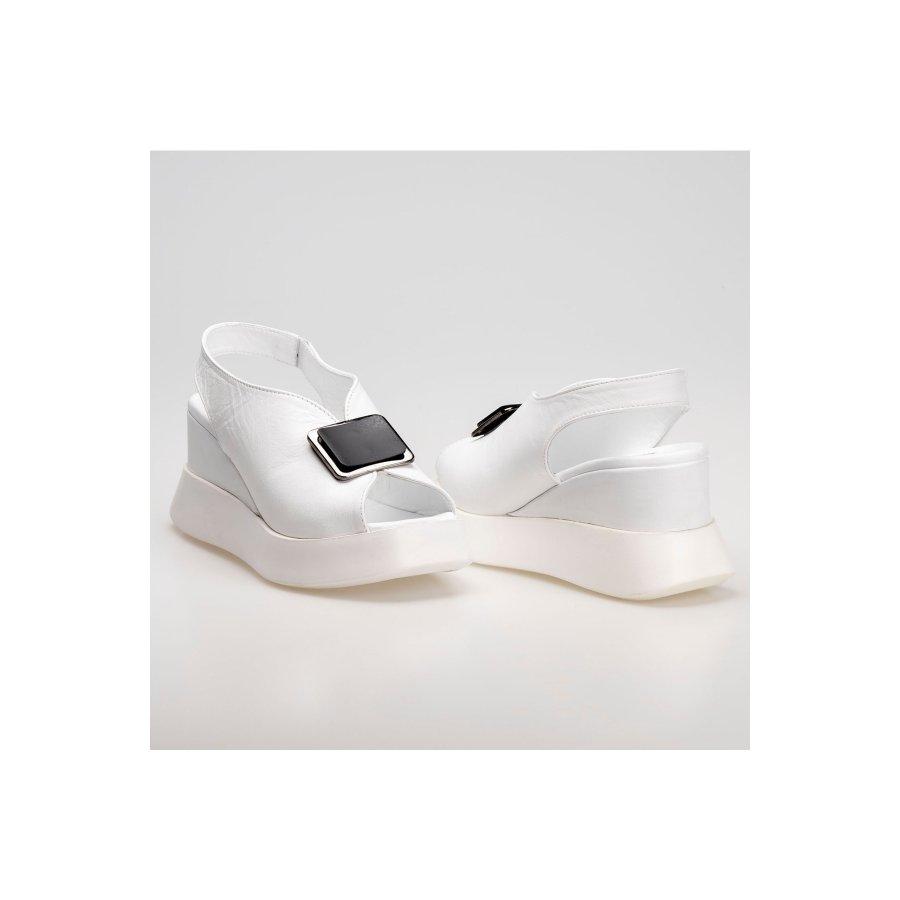Women's Genuine Leather Wedge Heels Comfortable Stylish Sandals