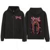 Ghost Skeletour World Tour Album Harajuku Zipper Hoodies Unisex Gothic Oversized Zip Up Sweatshirts Harajuku Hip-hop Coat