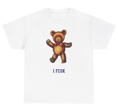 I FCUK Teddy Bear Graphic T Shirt Silly Ironic Gen Z Offensive Tee