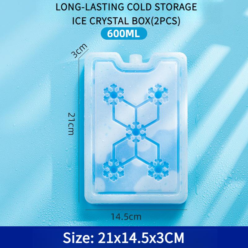 GIANXI Food Cooling Ice Crystal Box Reusable Portable Fast Cold Pack Outdoor Camping Food Fresh Cooler