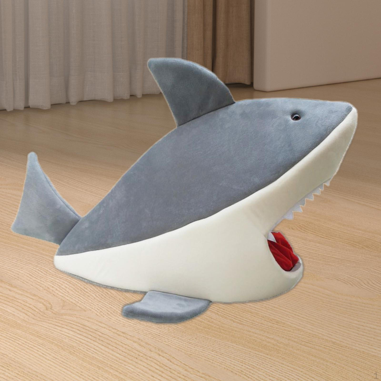 

Котяча печера. Ліжко. Тепле гніздо для кроликів. Заспокійливе кошеня. Будиночок у формі акули