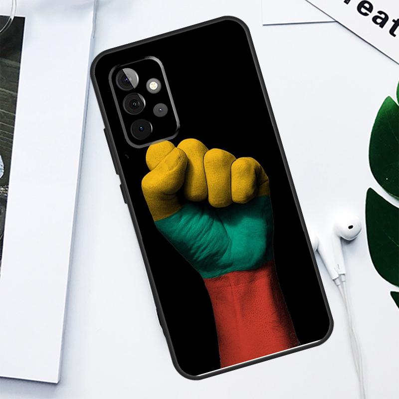 

Lithuania Flag For Samsung Galaxy A55 A54 A35 A15 A34 A14 A53 A33 A13 A05 A06 A16 A22 A32 A52 Phone Case Samsung A24 4G