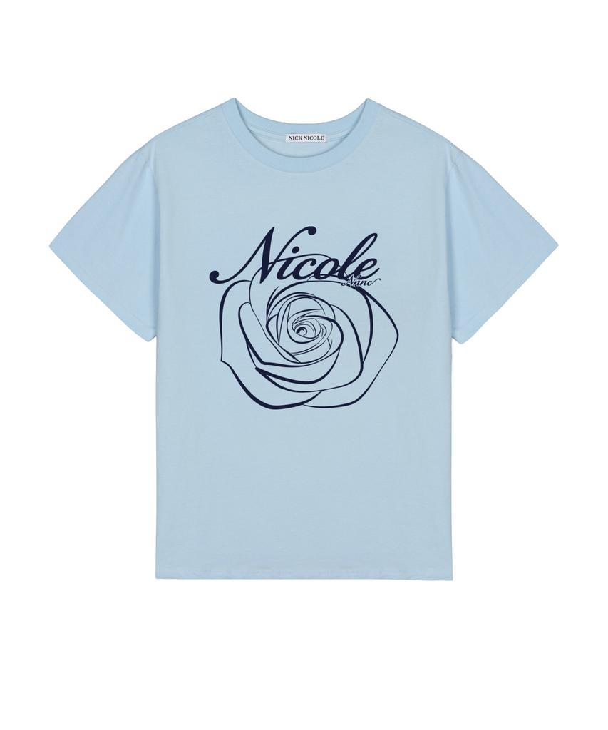Nigaennikol Nicole Rose Sleeve Top_Sora Navy