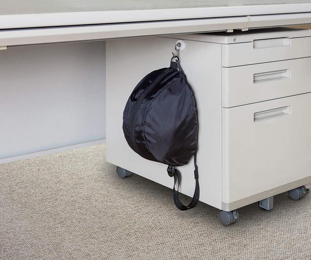 Kakuri Sangyo Helmet Storage Case HSC-1 Black, Approx. 245 X 320 X 160mm