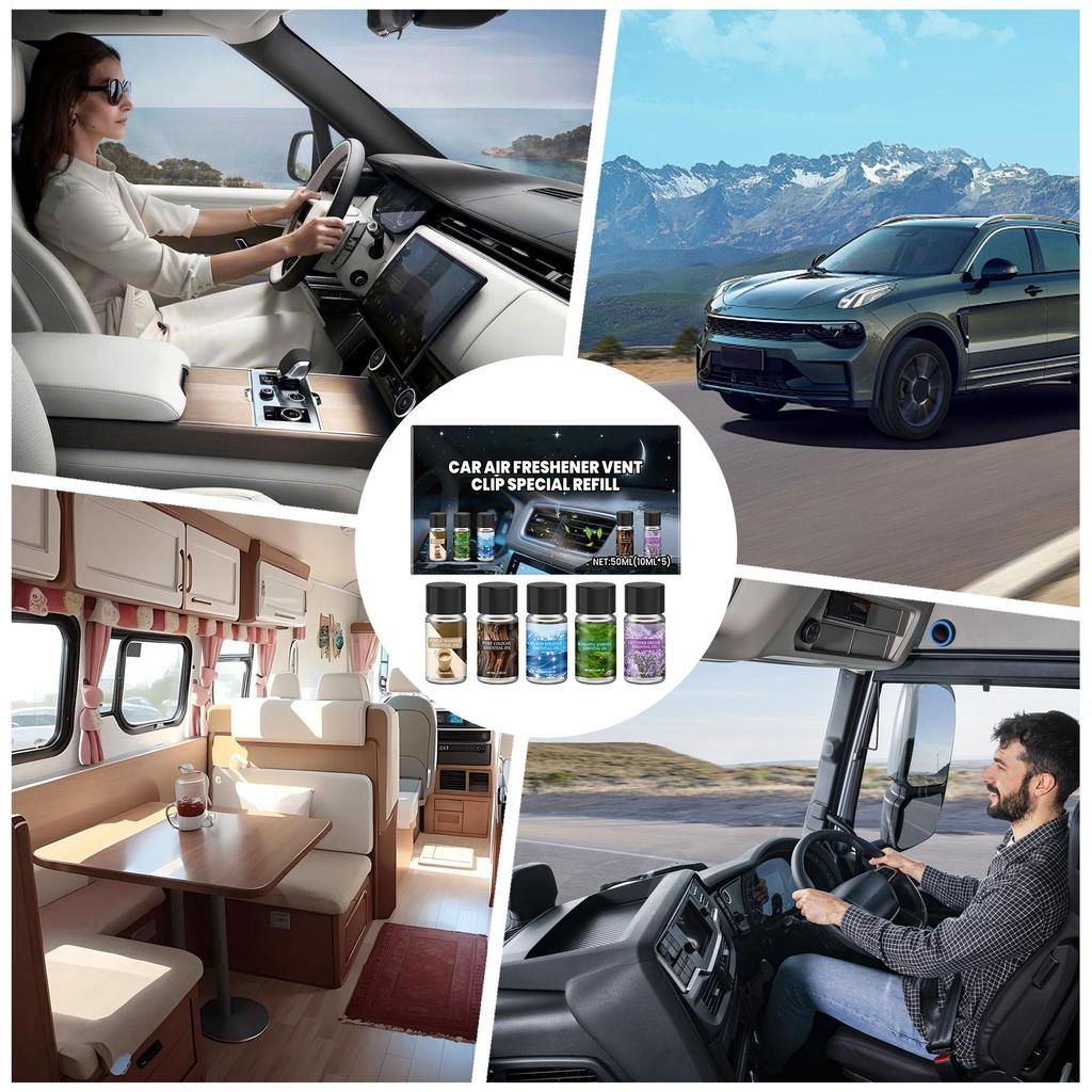 Auto-Lufterfrischer 5 Stück Langanhaltender Duft Dekoration Aromatherapie Auto-Parfüm Lufterfrischer Für Zimmer Schrank Haus Innenraum Auto