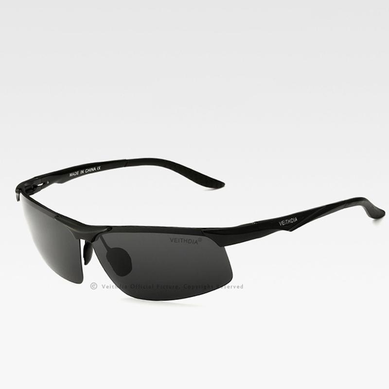 VEITHDIA Aluminum Magnesium Men's Polarized VU400 Sun Glasses Night Vision Mirror Male Eyewear Sunglasses Goggle Oculos 6502
