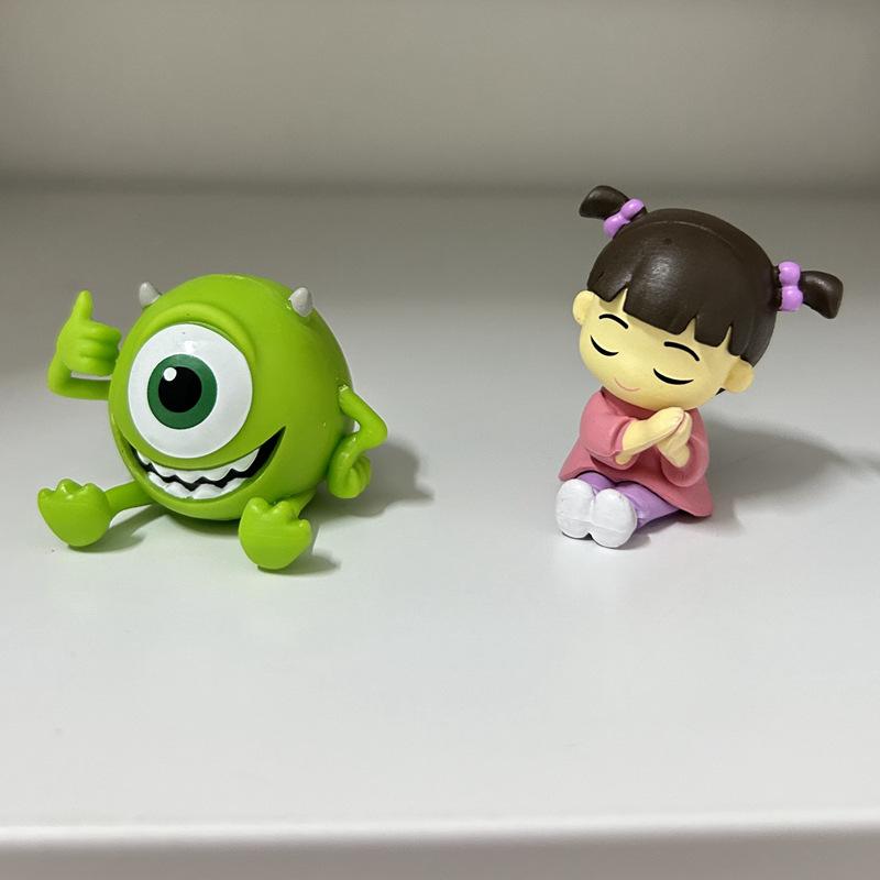 4 Stuks/Set University Monsters Inc Anime Figuren James P. Sullivan Actiefiguur Michael Wozosky Randall Boggs Model Speelgoed Cadeau