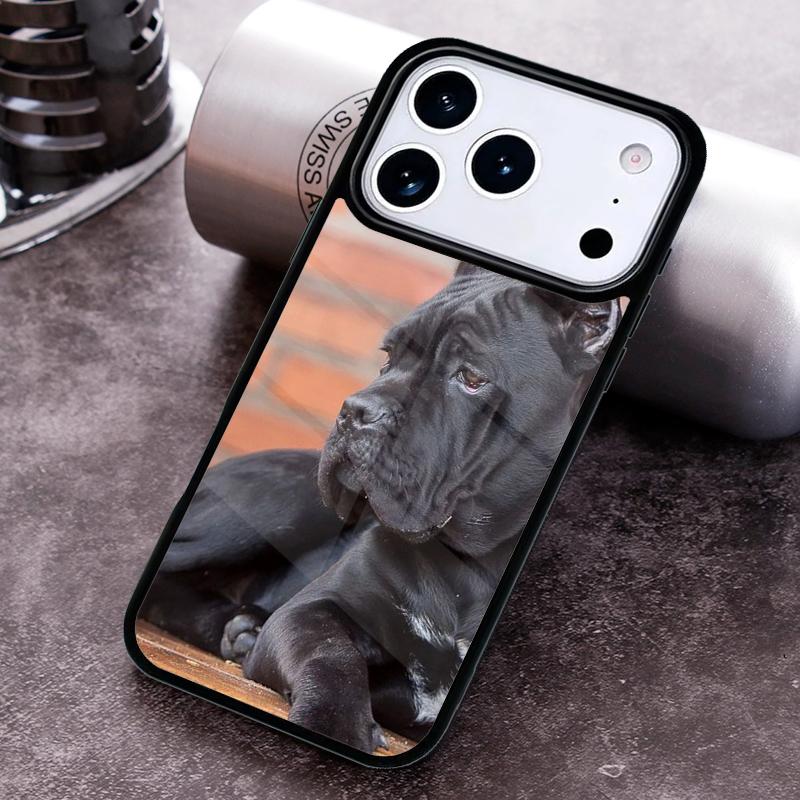 Italian Cane Corso Mastiff Dogs Phone Case for iPhone 17 16 15 Pro Max Air 14 13 12 11 Plus Shockproof Cover