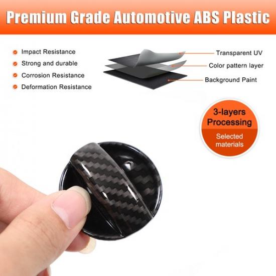 ABS Carbon Fiber Inner headlight switch button knob cover Trim For Pontiac G8