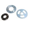 Bike Sprocket Freewheel Set High Toughness Steel 4 Hole and 3 Hole Wheel Sprockets and Toothless Speed Freewheel