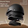 Mode Ultralätt Elektrisk Cykelhjälm Solskydd Fallskydd Motorcykel Halvhjälm Andningsbar Cykelhjälm Ridning