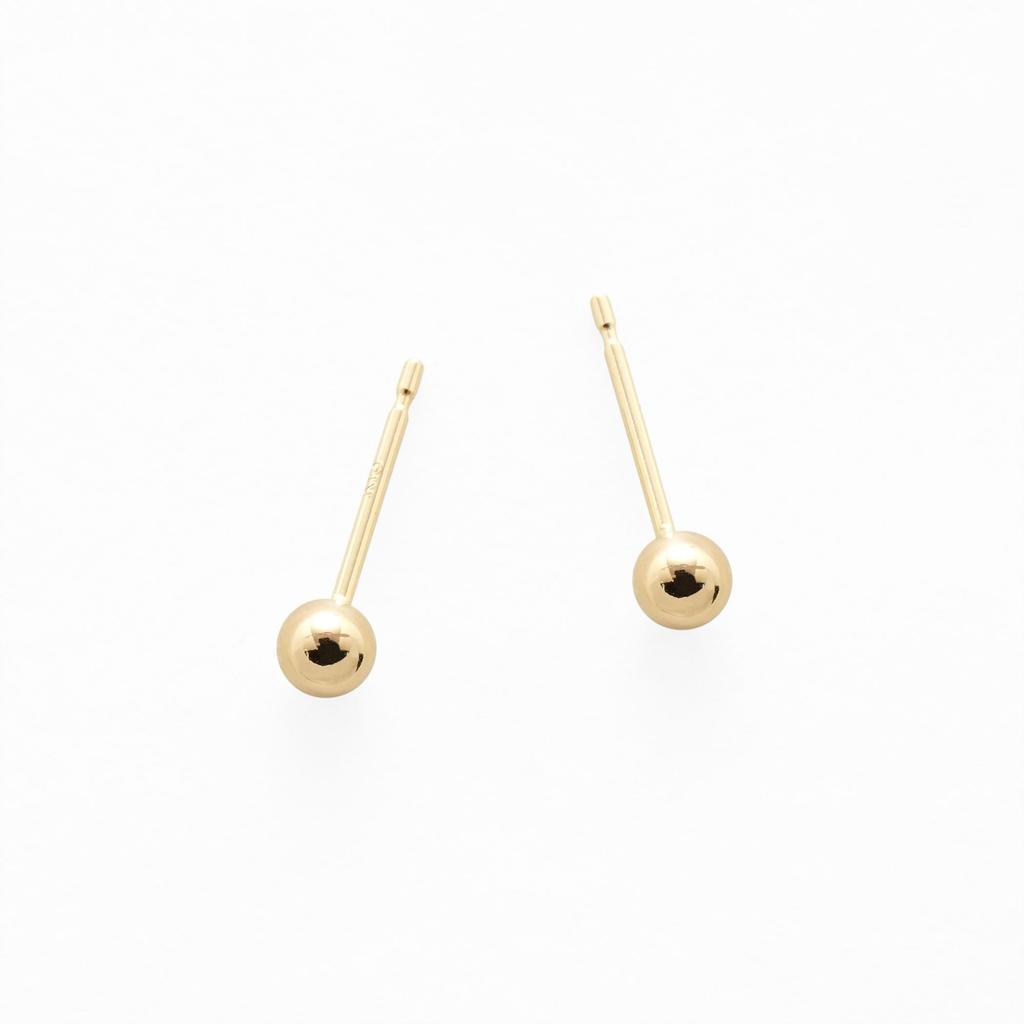 ESTELLE 18K Yellow Gold Earrings (3mm) 0201-1464-0015-0000