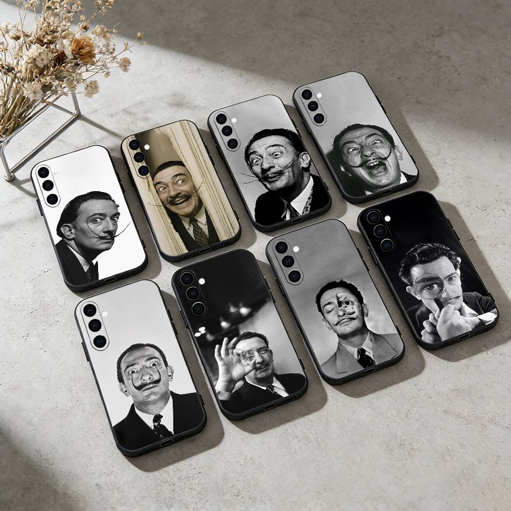 Artist S-Salvador Dalí Phone Case For Samsung Galaxy A91,80,73,72 ,71,53,52,32 ,31,22,21s,20,Soft Black Case