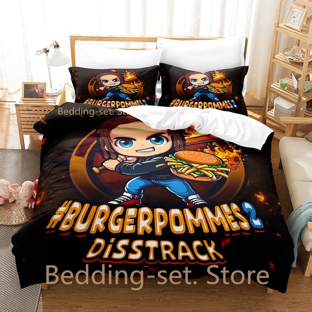

Burgerpommes Elerkopf Bedding Set Single Twin Full Queen King Size Bed Set Icrimax Bedroom Duvetcover Sets Lukasbs Bed AU Queen(210*210cm)3pcs