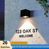 Enhanced Solar LED Wall Lamp for Outdoor Courtyard, Fence, and Villa Landscape Lighting