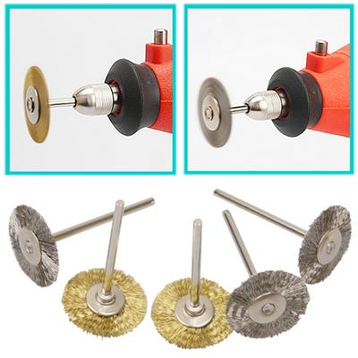 100PCS Polishing Wire Brushes Stainless Steel Polishing Accessories Drill Rotary Grinding Tools Remove Metal Craft