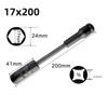 8-19mm Extra Long Socket Hex Nut Socket Wrenches Automobiles Repair Tools 1/2 Interface Wrench Extension Bar Hand Tools