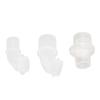 Elbow Straight Connector Set Replacement Accessory for Cardiopulmonary Resuscitation Facial Cover Device