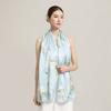 100% Silk Scarf Women Print Hangzhou Handkerchief Pure Silk Neckscarves Luxury Bufandas Silk Shawl   Long Scarf