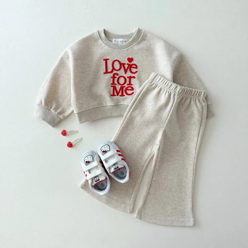 Autumn Girls' Bell Bottom Pants & Hoodie Set - Long Sleeve Embroidered Two-Piece for Baby & Little Girls
