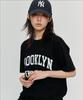 PAPERBOY Brooklyn New York Short Sleeve T-Shirt - White Melange