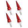 4 Pcs Car Spikes License Plate Screws Personalized License Plate Bolts and Nuts for