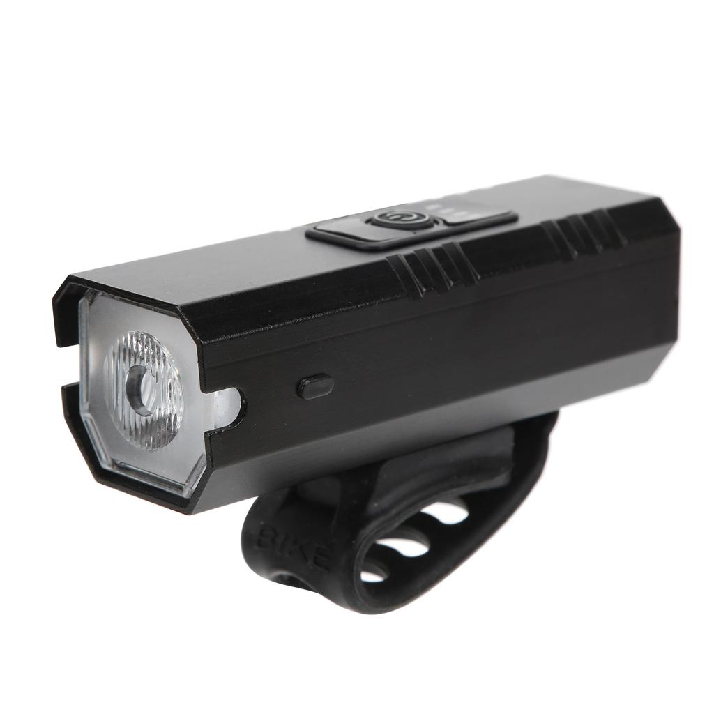 Rowerowa lampka przednia USB do ładowania, codzienna wodoodporna, aluminiowy stop, reflektor rowerowyL