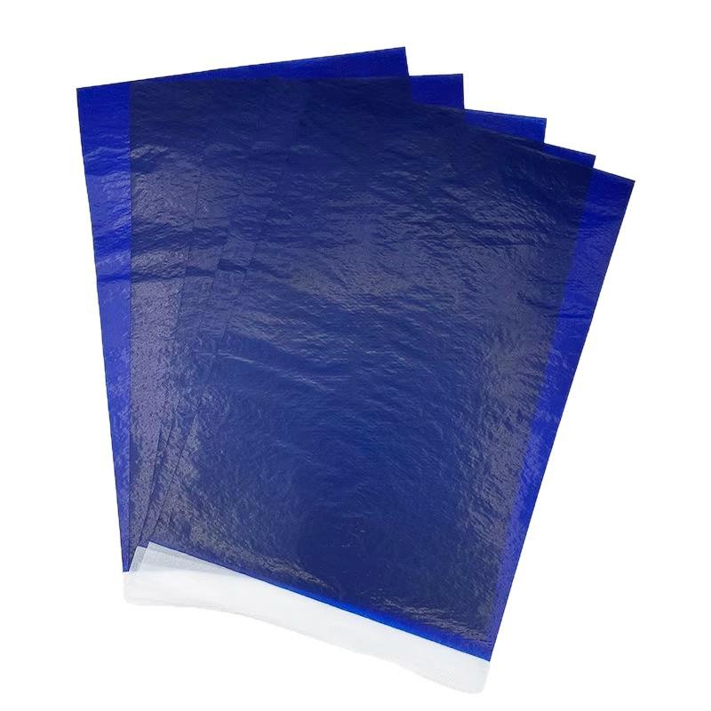 Blaues A4 Kohlepapier für einseitige Büronutzung: Rechnungen, Schreiben, Zeichnen, Gravieren, Abreiben