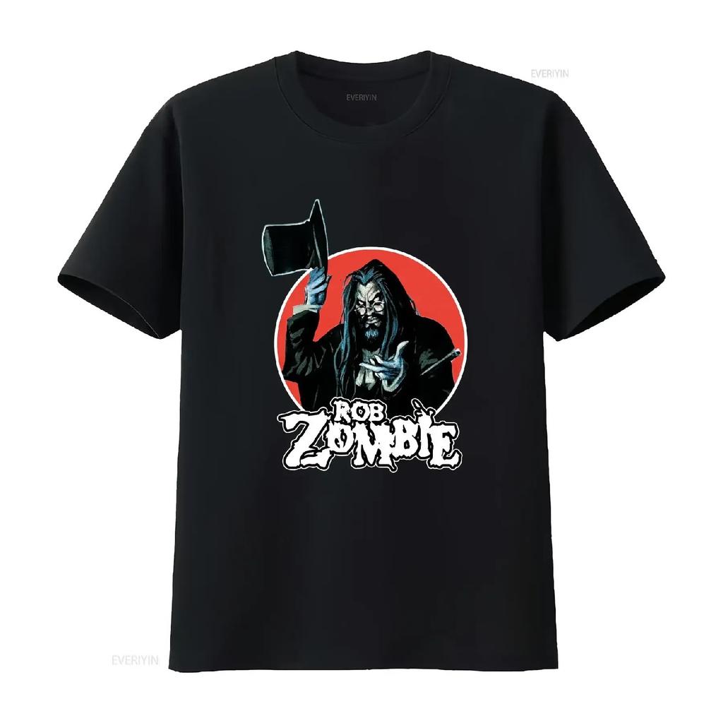 Rob Zombie Kids T Shirt Magician vintage Washed Soft fashion graphic streetwear Stylish Unisex homme Slightly Comfortable