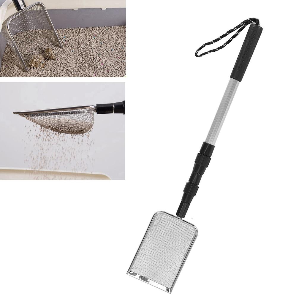 Chicken Poop Scoop    Stainless Steel Metal Litt  Scoop   Handle Cat Litt  Sift  for Home