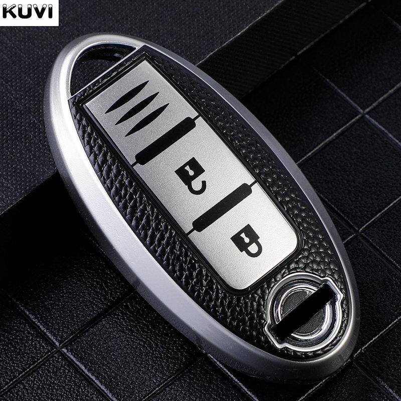 

Кожаный TPU чехол-оболочка для автомобильного ключа Nissan Qashqai X-Trail T32 T31 Juke J10 J11 Kicks Tiida Pathfinder Note для Infiniti