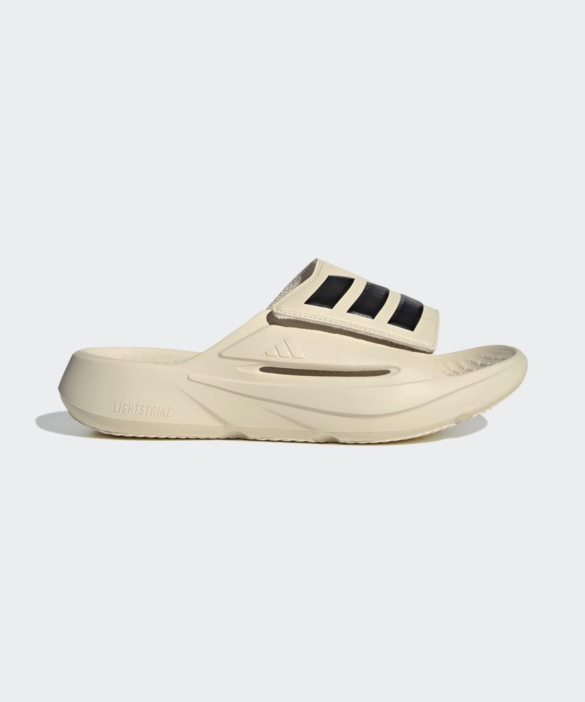 Adidas Lightblaze Slide - Wonder White:Black / Js3586