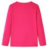 Kids' Long-sleeved T-shirt Bright Pink 92/104/116/128/140