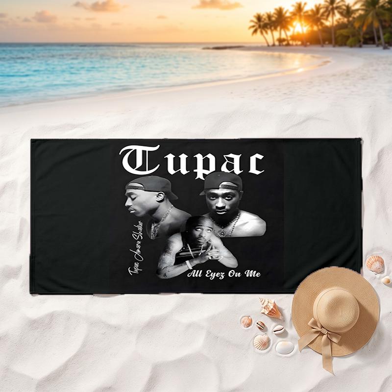 Tupac Soft and comfortable beach towel perfect for vacations and poolside use an ideal gift for summer holidays