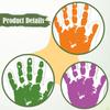 30 Pieces Colorful Hand Cutouts Accents Cards Handprint Helping Hands for Classroom Daycare
