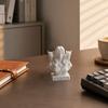 3D Printed Goddess with Cats Figurine, Nordic Mythology Frigga & Double Cats Statue, Artistic Desktop Sculpture Decoration for Home Office
