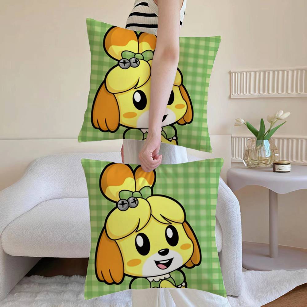 

Isabelle Flourish Animal Pillowcase Invisible Zipper Silky Sofa Cushion Cover 12x12Inch