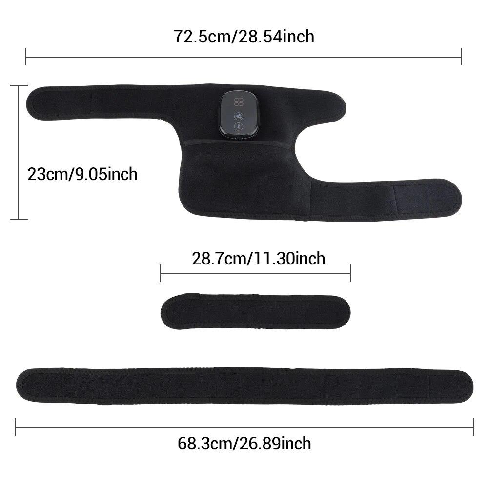 Elektrická vyhřívací terapie kolenní masážní přístroj proti bolesti Nabíjecí vibrační vyhřívací podložky Fyzioterapeutický masážní přístroj při artritidě ramen