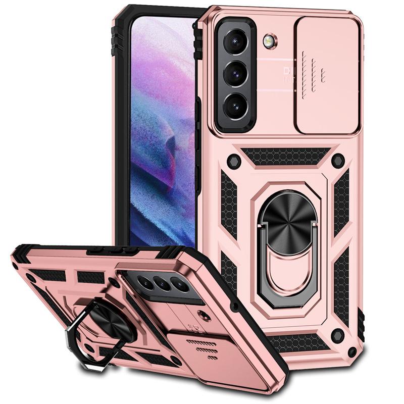 Shockproof Armor Funda For Samsung Galaxy S22 Ultra Slide Camera Protect Phone Case For Galaxy S22 + Plus S 22 Ultra Back Cover
