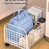 Compact Storage Cart with Casters for Bags, Backpacks, Books, and More