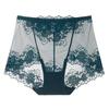 Women's Plus Size Lace Seamless High-Waist Briefs - Breathable & Comfortable