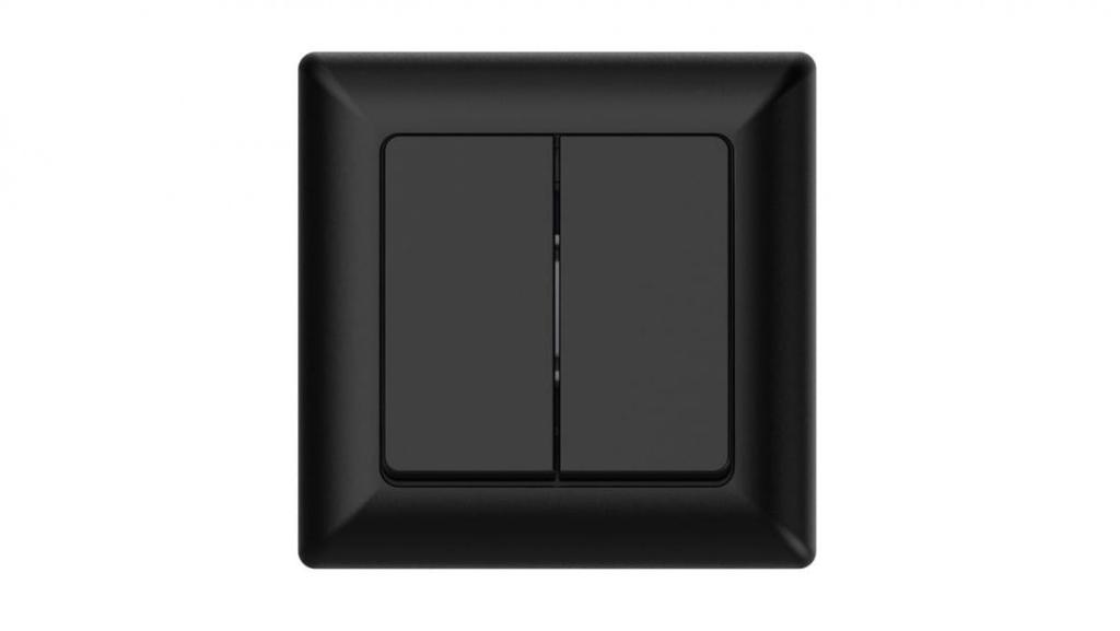Flush-Mounted Chandelier Switch, Varia, Black / 46120