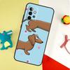 Dachshund Teckel Dackel Dog For Samsung Galaxy A53 A33 A13 A54 A34 A14 A55 A35 A15 A05 A06 A16 A22 A32 A52 Phone Case