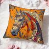 Retroluxuryhorse Cushion Cover Doublesided Printed Bedroom Bedside Pillow Sofa Cushion Cover