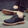 Mens Leather Shoes British Style Work Boots Fashion Casual Big Head Derbies Spring Autumn Shoes for Men
