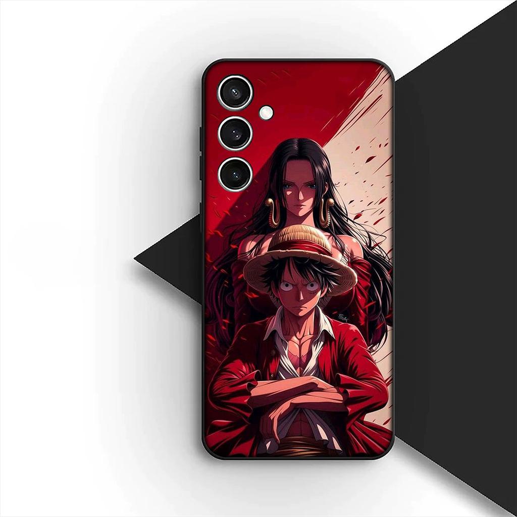Cover for Samsung Galaxy S10 S8 S9 Plus A33 A34 A31 70 A71 A72 Note 20 9 8 S10E Casing Phone Case One Luffy Pieces Boa Hancock